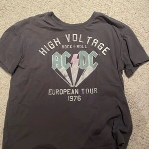 AC DC European tour shirt